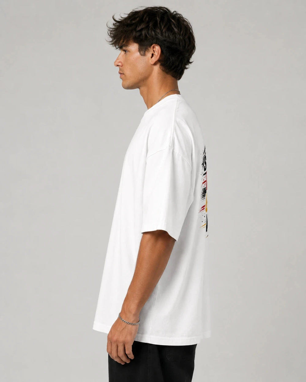 Schwarz-Rot-Gold Vollgas Oversized Shirt Oversized T-Shirt Novawear