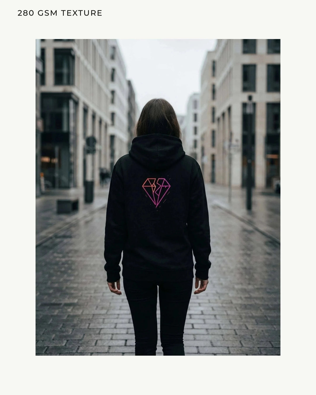 Split Diamond Hoodie – Magenta Hoodie Novawear