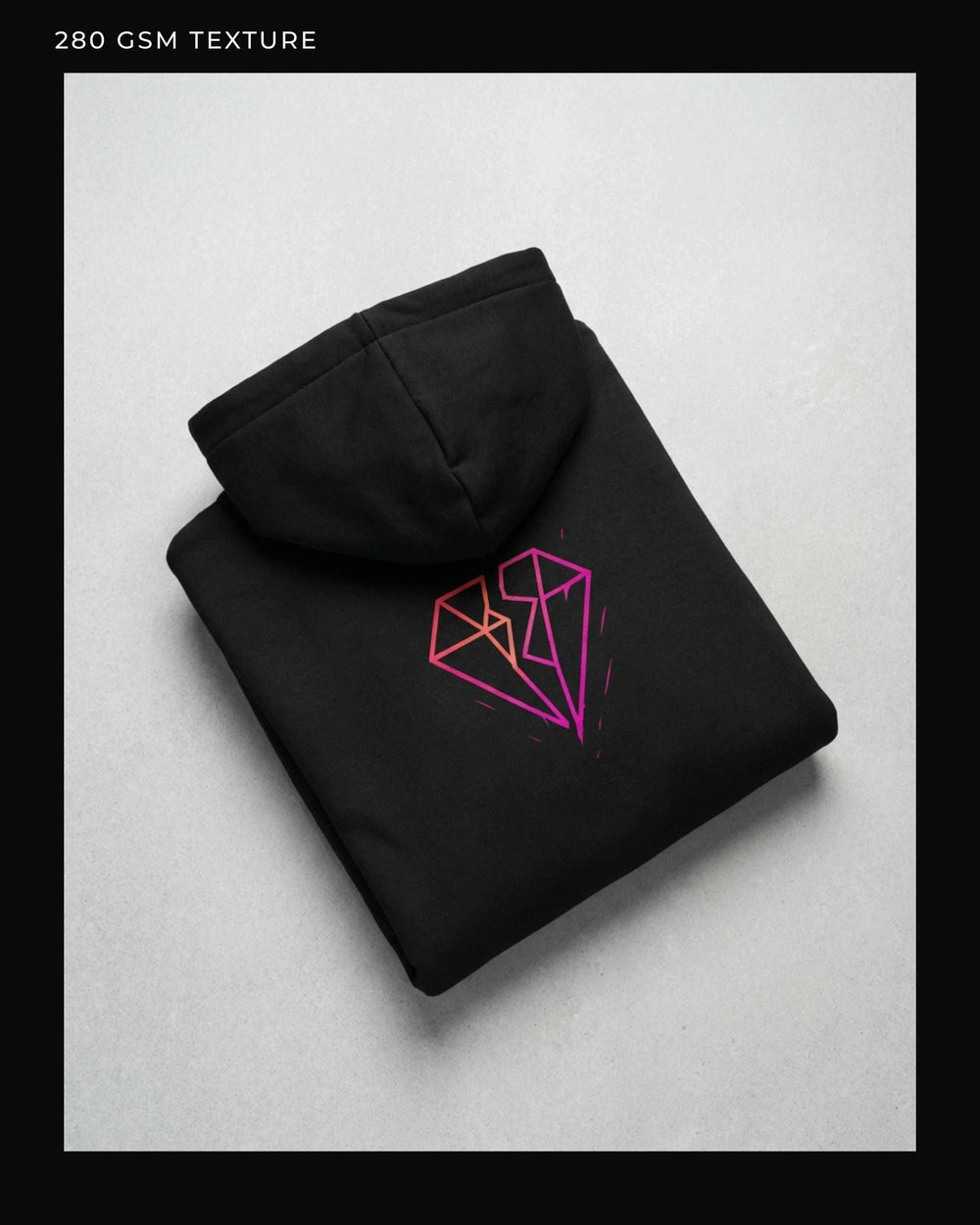 Split Diamond Hoodie – Magenta Hoodie Novawear