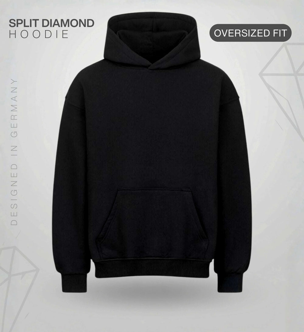Split Diamond Ikarus Hoodie – Cyan Hoodie Novawear