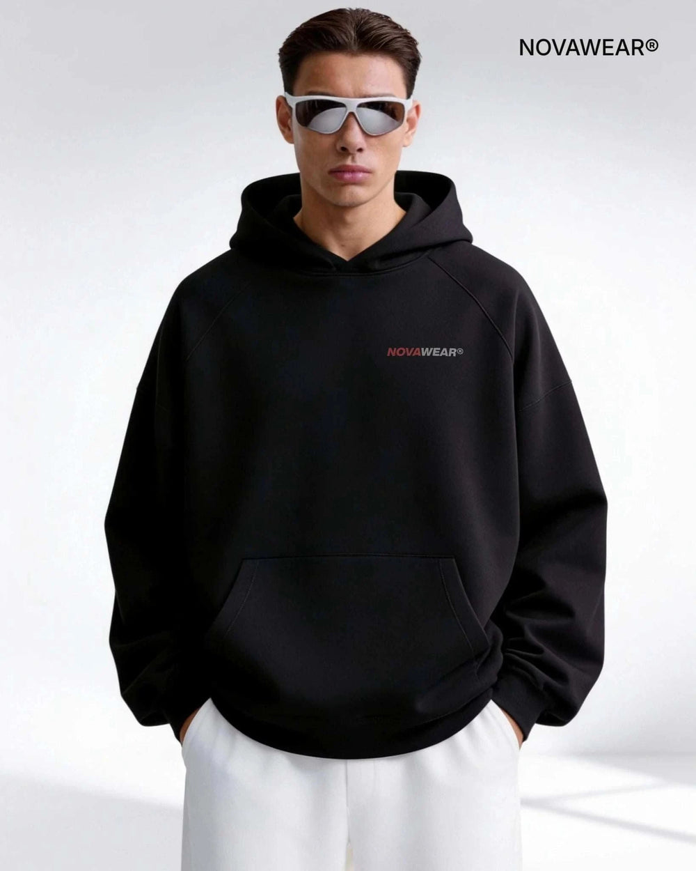 VISION HOODIE – Frontprint Edition (380 GSM Oversized) Oversized Hoodie Novawear