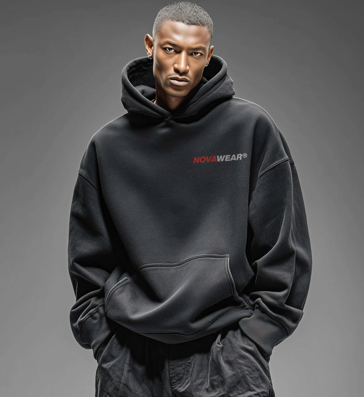 VISION HOODIE – Frontprint Edition (380 GSM Oversized) Oversized Hoodie Novawear