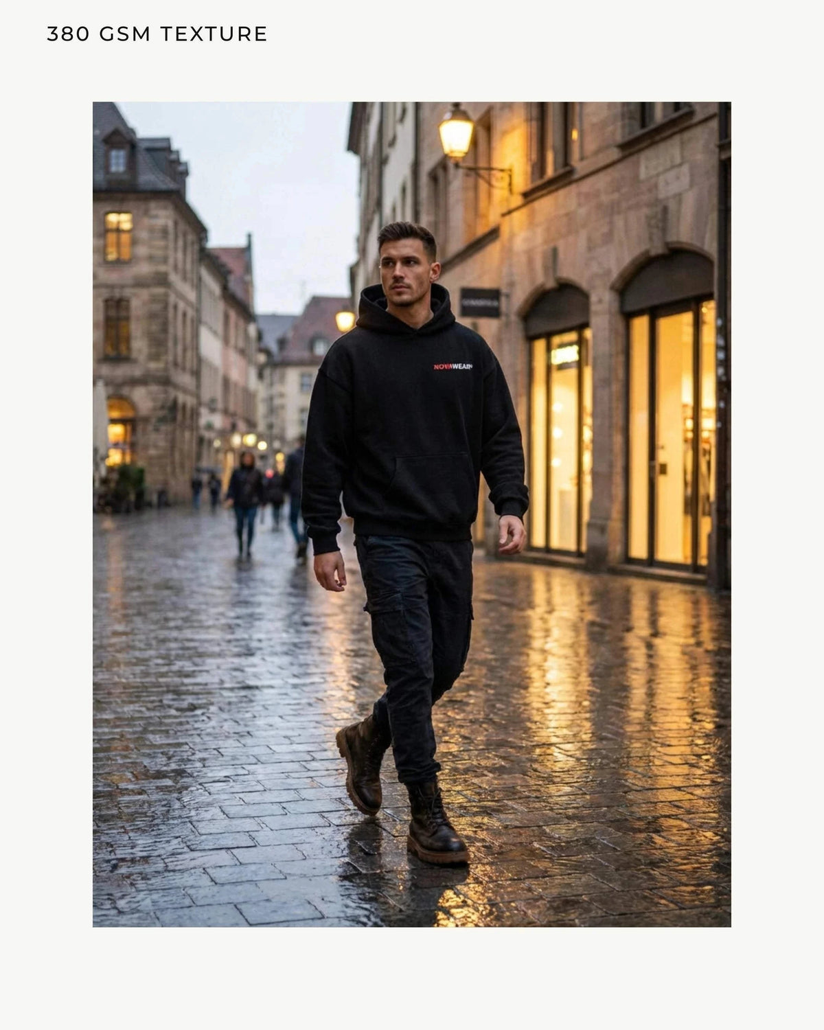 VISION HOODIE – Frontprint Edition (380 GSM Oversized) Oversized Hoodie Novawear